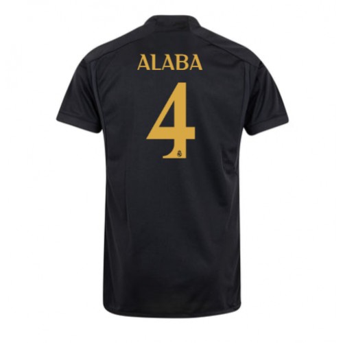 Moški Nogometni dresi Real Madrid David Alaba #4 Tretji 2023-24 Kratek Rokav